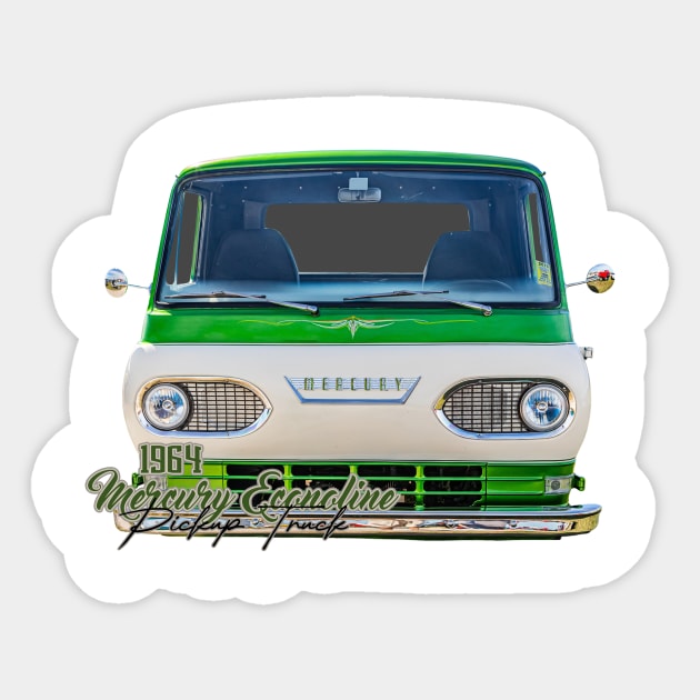 1964 Mercury Econoline Pickup Truck Sticker by Gestalt Imagery